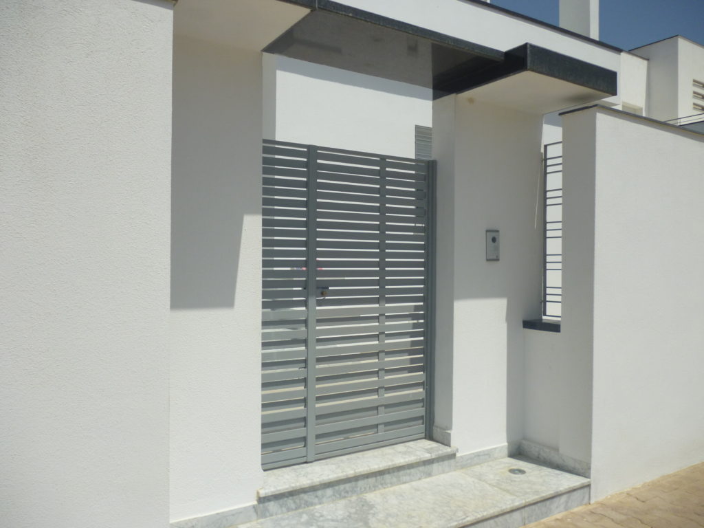 Porte Fer Forgé Exterieur En Algerie Porte moderne en Tunisie / Porte métallique en Tunisie / Aluminium blindé